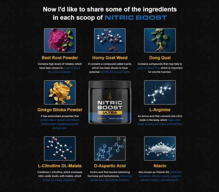 nitric boost ultra ingredients